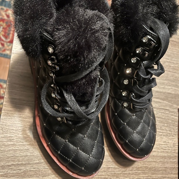 Womens black boots size 7 - Picture 4 of 4